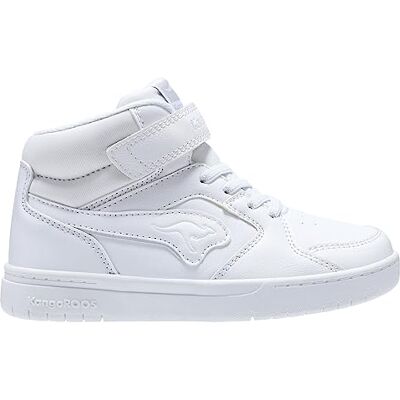 KangaROOS Unisex Kinder K-cp Hogan Ev Sneaker, White Mono, 33 EU KangaROOS Unisex Kinder K-cp Hogan Ev Sneaker, White Mono, 33 EU