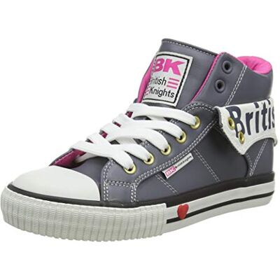 British Knights Mädchen Roco Sneaker, Dk Grey Fuchsia, 38 EU British Knights Mädchen Roco Sneaker, Dk Grey Fuchsia, 38 EU