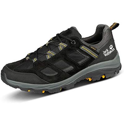 Jack Wolfskin Vojo 3 Texapore Low M Herren Outdoorschuhe , Black Burly Yellow Xt, 42.5 EU Jack Wolfskin Vojo 3 Texapore Low M Herren Outdoorschuhe , Black Burly Yellow Xt, 42.5 EU