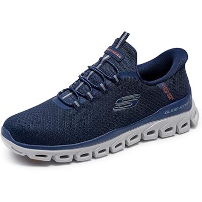 Skechers Herren Glide-Step Noxus Turnschuhe, Navy Mesh/Pu, 42.5 EU Skechers Herren Glide-Step Noxus Turnschuhe, Navy Mesh/Pu, 42.5 EU