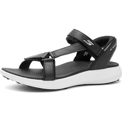 Skechers Damen Go Golf Slip-In Sandal for Women, Black/White, 37 EU Skechers Damen Go Golf Slip-In Sandal for Women, Black/White, 37 EU