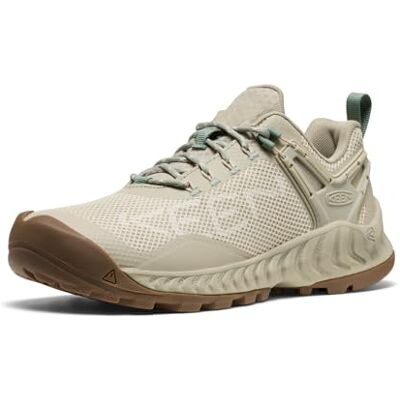 KEEN Damen Nxis Evo Wasserdichter Wanderschuh, Abbey Stone Iceberg Green, 39.5 EU KEEN Damen Nxis Evo Wasserdichter Wanderschuh, Abbey Stone Iceberg Green, 39.5 EU