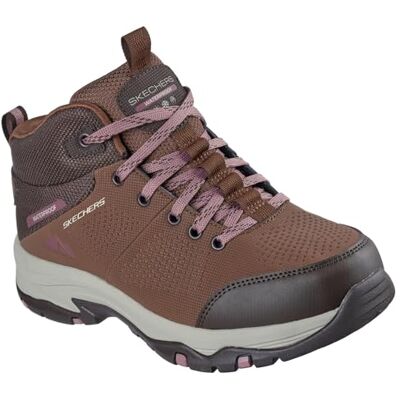 Skechers Damen Trego Trail Destination Wanderschuh, Braunes Synthetik-Textil-Besatz, 37.5 EU Skechers Damen Trego Trail Destination Wanderschuh, Braunes Synthetik-Textil-Besatz, 37.5 EU