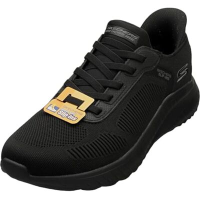 Skechers Herren Bobs Squad Chaos Solid Step Turnschuhe, Black Knit, 43 EU Skechers Herren Bobs Squad Chaos Solid Step Turnschuhe, Black Knit, 43 EU