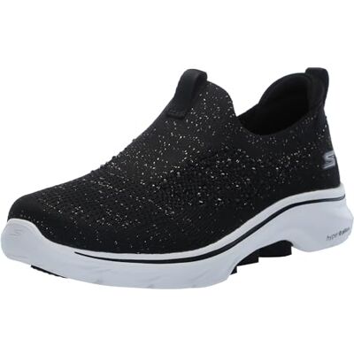 Skechers Damen Go Walk 7 BlingSneaker, Schwarz, 39.5 EU Skechers Damen Go Walk 7 BlingSneaker, Schwarz, 39.5 EU