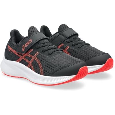 ASICS Jungen Patriot 13 Ps Sneaker, Black Flash Red, 32.5 EU ASICS Jungen Patriot 13 Ps Sneaker, Black Flash Red, 32.5 EU