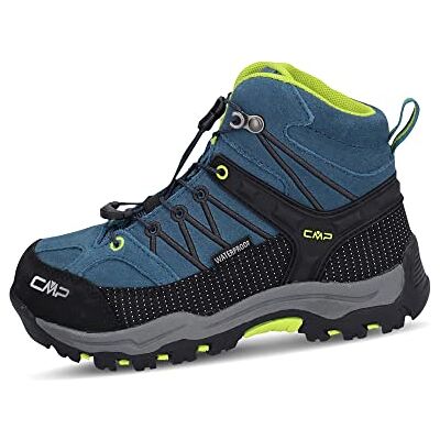 CMP Kids Rigel Mid Trekking Wp Walking Shoe, Deep Lake-Acido, 34 EU, 3Q12944 CMP Kids Rigel Mid Trekking Wp Walking Shoe, Deep Lake-Acido, 34 EU, 3Q12944