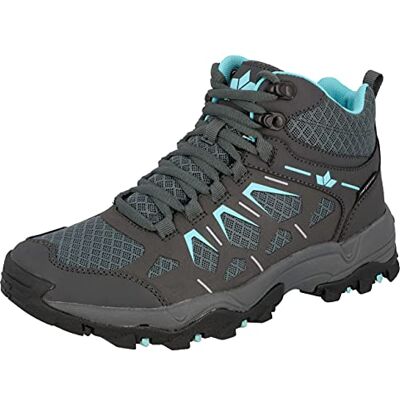 Lico Sierra High Damen Cross-Laufschuh, anthrazit/türkis, 40 EU Lico Sierra High Damen Cross-Laufschuh, anthrazit/türkis, 40 EU
