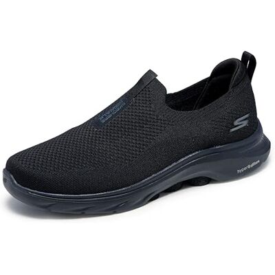 Skechers Herren Go Walk 7 Sneaker, Black Textile, 43 EU Skechers Herren Go Walk 7 Sneaker, Black Textile, 43 EU
