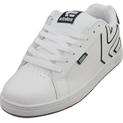 Etnies Herren Fader Skate Shoe, White/White/Navy, 46 EU Etnies Herren Fader Skate Shoe, White/White/Navy, 46 EU