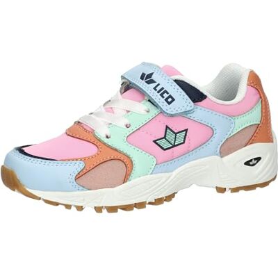 Lico Jungen Unisex Kinder Funkley VS Hallenturnschuhe, Rosa/Blau/Mintgrün, 28 EU Lico Jungen Unisex Kinder Funkley VS Hallenturnschuhe, Rosa/Blau/Mintgrün, 28 EU