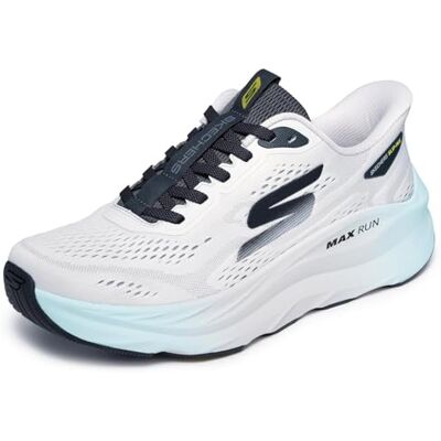 Skechers Herren Max Run Slip-InTurnschuhe, Gray Charcoal Textile, 43 EU Skechers Herren Max Run Slip-InTurnschuhe, Gray Charcoal Textile, 43 EU