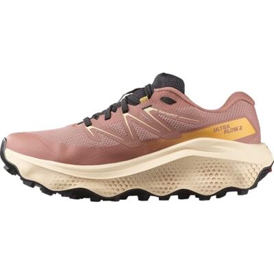 Salomon Herren Ultra Flow 2 Gore-tex Hiking Shoe, 2025 GTX Burlwood Tender Peach Warm Apricot, 37 1/3 EU Salomon Herren Ultra Flow 2 Gore-tex Hiking Shoe, 2025 GTX Burlwood Tender Peach Warm Apricot, 37 1/3 EU