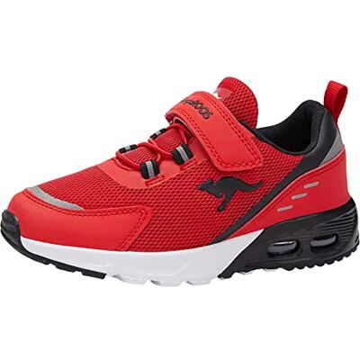 KangaROOS Kx-arg Ev Sneaker, Fiery Red Jet Black, 39 EU KangaROOS Kx-arg Ev Sneaker, Fiery Red Jet Black, 39 EU