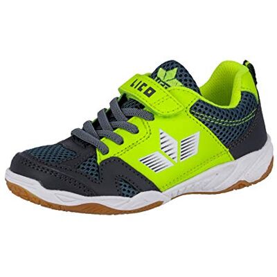 Lico Sport VS Unisex Kinder Hallenturnschuh, Anthrazit/ Lemon, 30 EU Lico Sport VS Unisex Kinder Hallenturnschuh, Anthrazit/ Lemon, 30 EU