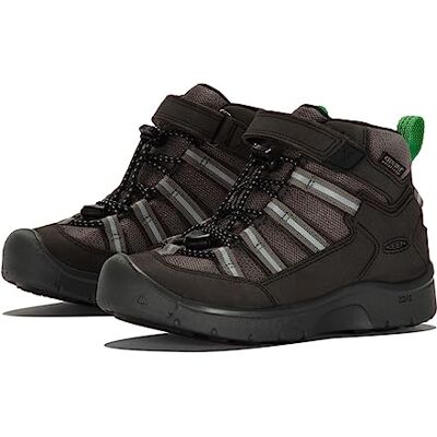 KEEN Unisex Kinder Hikeport 2 Sport Mid Wasserdichter Wanderschuh, Schwarz, irisches Grün, 8 UK Child KEEN Unisex Kinder Hikeport 2 Sport Mid Wasserdichter Wanderschuh, Schwarz, irisches Grün, 8 UK Child