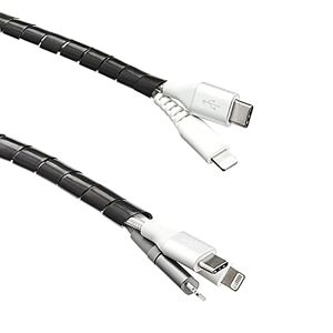 Amazon Basics Kabelkanal, ideal zur Kabelführung und zum Schutz der Kabel vor Haustieren, 10 m, schwarz Amazon Basics Kabelkanal, ideal zur Kabelführung und zum Schutz der Kabel vor Haustieren, 10 m, schwarz