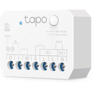 Tapo S110E WLAN und Bluetooth Smart Relaisschalter, Dry/Wet Contact, 1 Kanal, 10A, Lichtschalter, Garagentoröffner, Energieerfassung, Kompatibel Mit Alexa, Matter, Kein Hub Erforderlich Tapo S110E WLAN und Bluetooth Smart Relaisschalter, Dry/Wet Contact, 1 Kanal, 10A, Lichtschalter, Garagentoröffner, Energieerfassung, Kompatibel Mit Alexa, Matter, Kein Hub Erforderlich