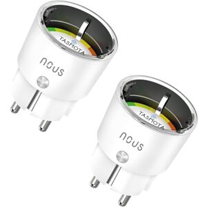 NOUS Tasmota Socket A1T, Smallest WiFi ESP8266 Smart Plug, 10A Mini WiFi Sockets with Power Consumption, Electricity Meter, Timer, Compatible with Alexa, Google Home Assistant, Domoticz, MQTT, 2.4G NOUS Tasmota Socket A1T, Smallest WiFi ESP8266 Smart Plug, 10A Mini WiFi Sockets with Power Consumption, Electricity Meter, Timer, Compatible with Alexa, Google Home Assistant, Domoticz, MQTT, 2.4G