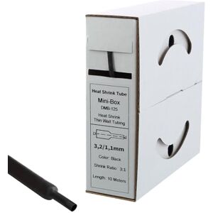 Offgridtec 10m Schrumpfschlauch mit Kleber 3 mm > 1 mm, 3:1 Schrumpfrate, Dual-Wand, Halogenfrei, Flammhemmend, Wasserdichte Kabelisolierung, Leicht zu Schneiden, Inklusive Spenderbox, Schwarz Offgridtec 10m Schrumpfschlauch mit Kleber 3 mm > 1 mm, 3:1 Schrumpfrate, Dual-Wand, Halogenfrei, Flammhemmend, Wasserdichte Kabelisolierung, Leicht zu Schneiden, Inklusive Spenderbox, Schwarz