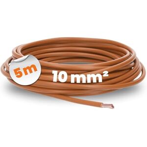 Lapp 5 Meter 4520035 H07V-K 10 mm² braun I Verdrahtungsleitung I Aderleitung flexibel I PVC-Einzelader I Litze 10mm2 I Verdrahtung Lapp 5 Meter 4520035 H07V-K 10 mm² braun I Verdrahtungsleitung I Aderleitung flexibel I PVC-Einzelader I Litze 10mm2 I Verdrahtung