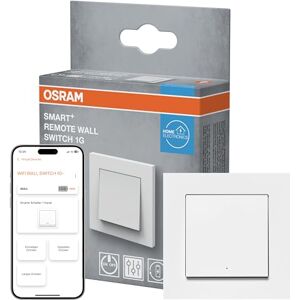 Osram SMART+ WiFi Wandschalter 1 Taste, magnetisch, USB-C aufladbar, 6 Monate Laufzeit, Alexa kompatibel, Weiß Osram SMART+ WiFi Wandschalter 1 Taste, magnetisch, USB-C aufladbar, 6 Monate Laufzeit, Alexa kompatibel, Weiß