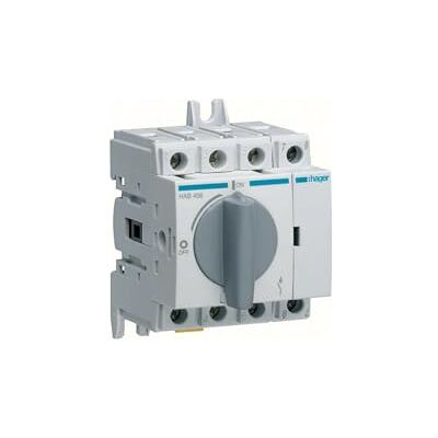 Hager Busch-Jaeger HAB406 Lasttrennschalter+Trennungs anz.4P 63A white Hager Busch-Jaeger HAB406 Lasttrennschalter+Trennungs anz.4P 63A white