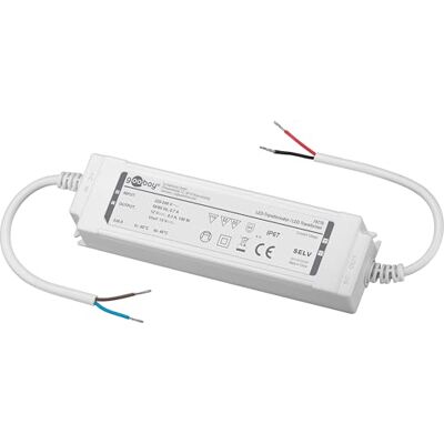 goobay LED-Trafo 12V (DC), 100W, IP67, nicht dimmbar, 12V Netzteil, Trafo für Outdoor- und Feuchtraumbereich, ideal für Bad-, Garten-, Teich- und Poolbeleuchtung, 74770 goobay LED-Trafo 12V (DC), 100W, IP67, nicht dimmbar, 12V Netzteil, Trafo für Outdoor- und Feuchtraumbereich, ideal für Bad-, Garten-, Teich- und Poolbeleuchtung, 74770
