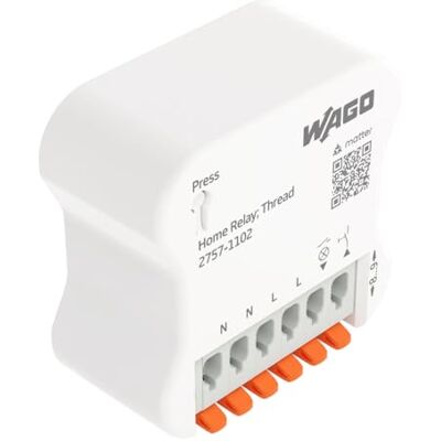 WAGO Home Relay – Matter® over Thread® (16 A) Smartes Unterputz Funkmodul für Steckdosen WAGO Home Relay – Matter® over Thread® (16 A) Smartes Unterputz Funkmodul für Steckdosen