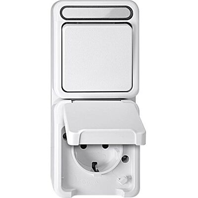 Schneider Electric Merten Schuko-Steckdose, Wechselschalter, MEG3494-8019 Schneider Electric Merten Schuko-Steckdose, Wechselschalter, MEG3494-8019