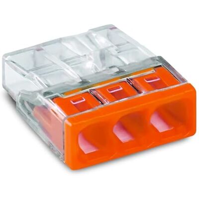 WAGO Verbindungsklemmen 2273-203 3 Leiter, bis 2,5 mm², 100 Stück, COMPACT Verbindungsklemme für eindrähtige Leiter, bestätigte Anwendungssicherheit, kleinstmögliche Bauform WAGO Verbindungsklemmen 2273-203 3 Leiter, bis 2,5 mm², 100 Stück, COMPACT Verbindungsklemme für eindrähtige Leiter, bestätigte Anwendungssicherheit, kleinstmögliche Bauform