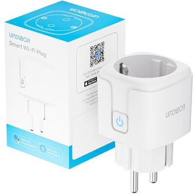 UPXNBOR Smart Steckdose, 16A Smart Home WLAN Steckdose mit Strommessung, Alexa Socket Funktioniert mit Alexa, Google Home, Timer & APP Fernzugriff, Kein Hub notwendig, Nur 2.4GHz WiFi (1er Pack) UPXNBOR Smart Steckdose, 16A Smart Home WLAN Steckdose mit Strommessung, Alexa Socket Funktioniert mit Alexa, Google Home, Timer & APP Fernzugriff, Kein Hub notwendig, Nur 2.4GHz WiFi (1er Pack)