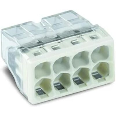 WAGO Verbindungsklemmen 2273-208 8-polig, bis 2,5 mm², 50 Stück, COMPACT Verbindungsklemme für eindrähtige Leiter, bestätigte Anwendungssicherheit, kleinstmögliche Bauform WAGO Verbindungsklemmen 2273-208 8-polig, bis 2,5 mm², 50 Stück, COMPACT Verbindungsklemme für eindrähtige Leiter, bestätigte Anwendungssicherheit, kleinstmögliche Bauform