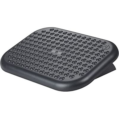 Q-Connect Premium Fußstütze aus Kunststoff/Höhen Verstellbar/Neigungsbereich von 0° bis 15°./ Ergonomische Fußstützen Fußablage/Schwarz Q-Connect Premium Fußstütze aus Kunststoff/Höhen Verstellbar/Neigungsbereich von 0° bis 15°./ Ergonomische Fußstützen Fußablage/Schwarz