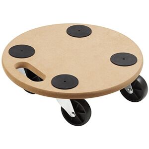Metafranc Pflanzenroller Ø 350 mm 150 kg Tragkraft MDF-Platte PP-Räder / Möbelroller / Untersetzer mit Rollen / Transporthilfe für Pflanzen / 821350 Metafranc Pflanzenroller Ø 350 mm 150 kg Tragkraft MDF-Platte PP-Räder / Möbelroller / Untersetzer mit Rollen / Transporthilfe für Pflanzen / 821350