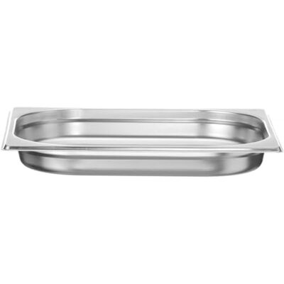 HENDI Gastronormbehälter, geeignet für Chafing Dishes, Bain-marie, Backöfen, Kühlschränken, Gefrierschränke, temperaturbeständig von -40° bis 250°C, 2L, GN 1/2, 325x265x(H) 40mm, Edelstahl HENDI Gastronormbehälter, geeignet für Chafing Dishes, Bain-marie, Backöfen, Kühlschränken, Gefrierschränke, temperaturbeständig von -40° bis 250°C, 2L, GN 1/2, 325x265x(H) 40mm, Edelstahl