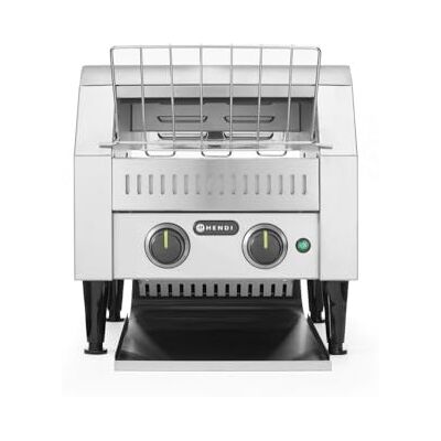 HENDI Durchlauf-Toaster, doppelt, Förderbandtoaster, Kettentoaster, Einstellbar Röstzeit bis zu 3 minuten, führung Edelstahl, 230V, 2240W, 418x368x(H)387mm, Edelstahl HENDI Durchlauf-Toaster, doppelt, Förderbandtoaster, Kettentoaster, Einstellbar Röstzeit bis zu 3 minuten, führung Edelstahl, 230V, 2240W, 418x368x(H)387mm, Edelstahl