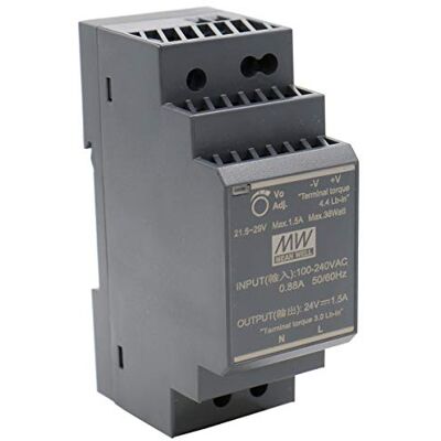 MEAN WELL Schaltnetzteil DIN-Schiene 36W 24V/1,5A MEAN WELL Schaltnetzteil DIN-Schiene 36W 24V/1,5A