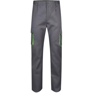VELILLA 103004 Hose mit Mehreren Taschen, Grau und Limettengrün, 40 VELILLA 103004 Hose mit Mehreren Taschen, Grau und Limettengrün, 40