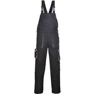 Portwest TX12 Herren Texo Kontrast Latzhose Arbeitslatzhose Schwarz, 4XL Portwest TX12 Herren Texo Kontrast Latzhose Arbeitslatzhose Schwarz, 4XL