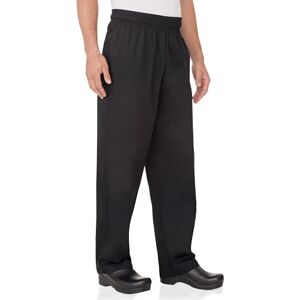 Chef Works Herren Essential Baggy Chef Pants Kochhose, schwarz, Mittel Chef Works Herren Essential Baggy Chef Pants Kochhose, schwarz, Mittel