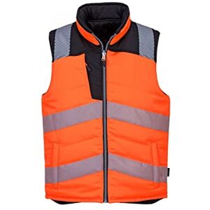 Portwest PW3 Hi-Vis Reversible Bodywarmer Portwest PW3 Hi-Vis Reversible Bodywarmer