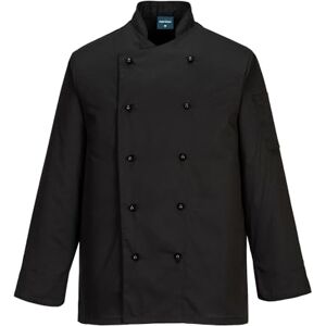 Portwest C834 Somerset Kochjacke, 1 Stück, L, Schwarz, C834BKRL Portwest C834 Somerset Kochjacke, 1 Stück, L, Schwarz, C834BKRL