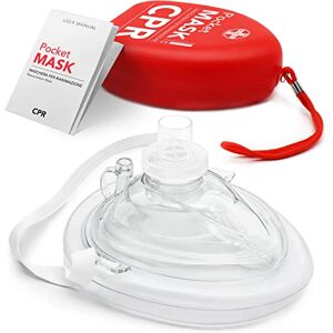 AIESI ® Pocket Mask professionelle maske beatmungsmaske für beatmung mund zu mund mit einwegventil und filter, CPR Mask-Resuscitator AIESI ® Pocket Mask professionelle maske beatmungsmaske für beatmung mund zu mund mit einwegventil und filter, CPR Mask-Resuscitator