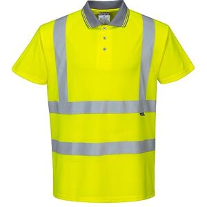 Portwest Warnschutz Kurzarm Polo Shirt, Größe: XL, Farbe: Gelb, S477YERXL Portwest Warnschutz Kurzarm Polo Shirt, Größe: XL, Farbe: Gelb, S477YERXL