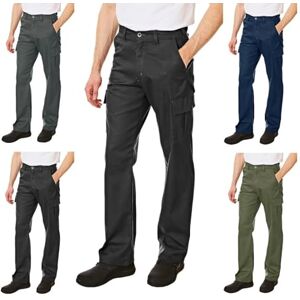 Lee Cooper LCPNT205 Herren-Pflegeleichte Berufssicherheitshose im klassischen Cargo-Stil mit mehreren Taschen, Schwarz, 40W / 33L Lee Cooper LCPNT205 Herren-Pflegeleichte Berufssicherheitshose im klassischen Cargo-Stil mit mehreren Taschen, Schwarz, 40W / 33L