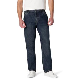 Amazon Essentials Herren Relaxed-Fit-Zimmermannsjeans Ohne Stretchanteil, Arbeitskleidung, getönte dunkle Waschung, 32WX28L Amazon Essentials Herren Relaxed-Fit-Zimmermannsjeans Ohne Stretchanteil, Arbeitskleidung, getönte dunkle Waschung, 32WX28L