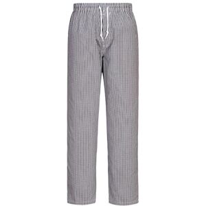 Portwest Kochhose Bromley, Hosenlänge: Reg, Farbe: Schwarz/Weiß kariert, Größe: XS, C079CKRXS Portwest Kochhose Bromley, Hosenlänge: Reg, Farbe: Schwarz/Weiß kariert, Größe: XS, C079CKRXS
