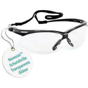 Ansell KleenGuard Nemesis Schutzbrille Anti-Beschlag PSA Augenschutz, Leichte Umschließende Arbeitsbrille für Bau, Schießstand, Outdoor und Industrie – Transparent, 1 Stück Ansell KleenGuard Nemesis Schutzbrille Anti-Beschlag PSA Augenschutz, Leichte Umschließende Arbeitsbrille für Bau, Schießstand, Outdoor und Industrie – Transparent, 1 Stück