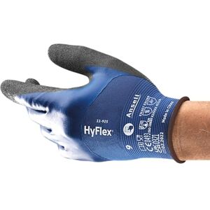 Ansell HyFlex 11-925 Ölabweisenden Arbeitshandschuhe, Rutschfeste Nitril-Beschichtung, Wasserdichte Schutzhandschuhe für Industrie und Mechanik, Dünne Montagehandschuhe, Blau, Größe XL (1 Paar) Ansell HyFlex 11-925 Ölabweisenden Arbeitshandschuhe, Rutschfeste Nitril-Beschichtung, Wasserdichte Schutzhandschuhe für Industrie und Mechanik, Dünne Montagehandschuhe, Blau, Größe XL (1 Paar)